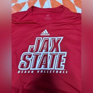 Adidas Red Jax State Beach Volleyball Men's Shirt Size 2XL